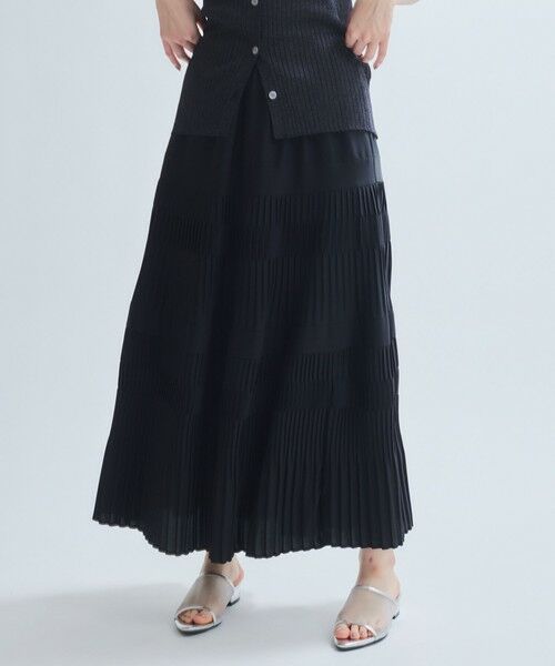 ketty / ケティ ミニ・ひざ丈スカート | ランダムプリーツフレアスカート≪手洗い可能≫ | 詳細6