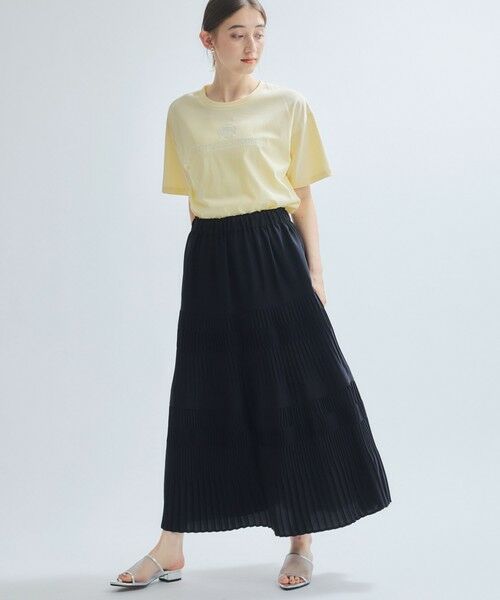 ketty / ケティ ミニ・ひざ丈スカート | ランダムプリーツフレアスカート≪手洗い可能≫ | 詳細7