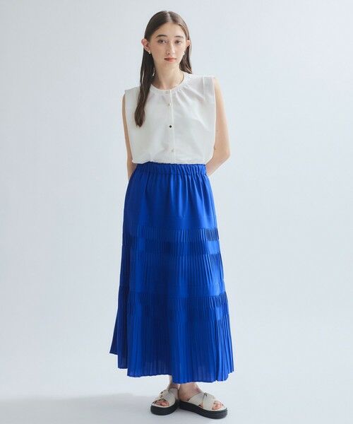 ketty / ケティ ミニ・ひざ丈スカート | ランダムプリーツフレアスカート≪手洗い可能≫ | 詳細15