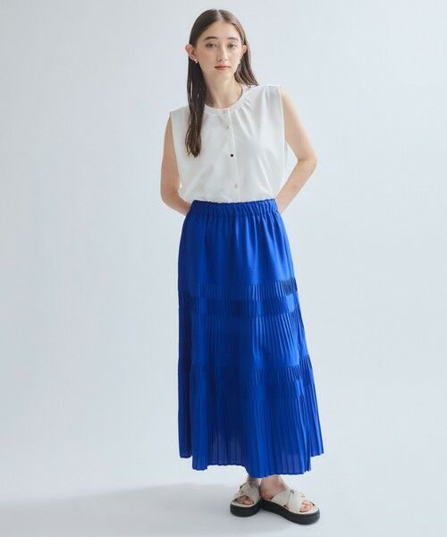 ketty / ケティ ミニ・ひざ丈スカート | ランダムプリーツフレアスカート≪手洗い可能≫ | 詳細16