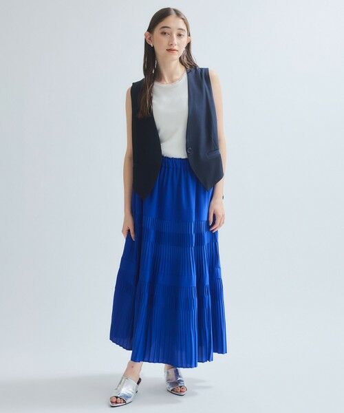 ketty / ケティ ミニ・ひざ丈スカート | ランダムプリーツフレアスカート≪手洗い可能≫ | 詳細17