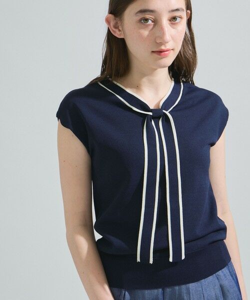 ketty / ケティ ニット・セーター | ボウタイニットトップス≪手洗い可能≫ | 詳細1