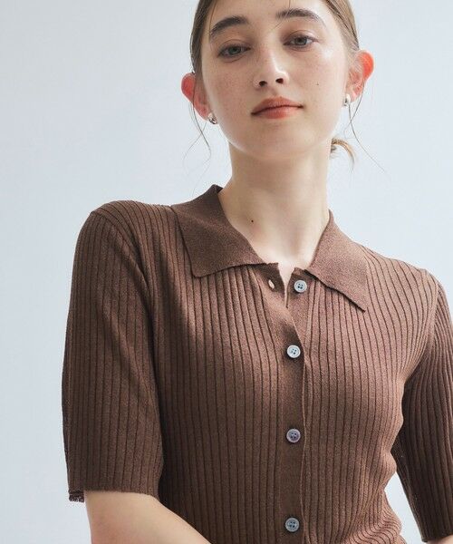 ketty/ケティ サラサラシアーラメニットトップス≪手洗い可能≫ ブラウン M ketty/ケティ サラサラシアーラメニットトップス≪手洗い可能≫ ブラウン M