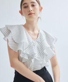 ketty / ケティ シャツ・ブラウス | フリルノースリブラウス≪手洗い可能≫