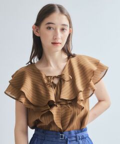 ketty / ケティ シャツ・ブラウス | フリルノースリブラウス≪手洗い可能≫