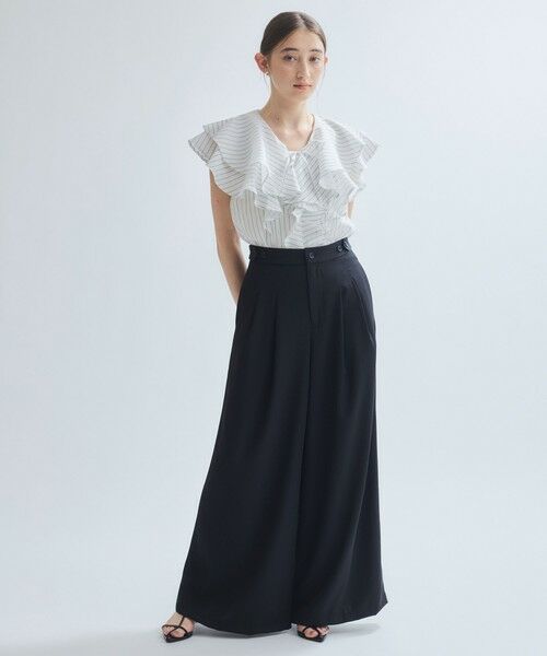 ketty / ケティ シャツ・ブラウス | フリルノースリブラウス≪手洗い可能≫ | 詳細1