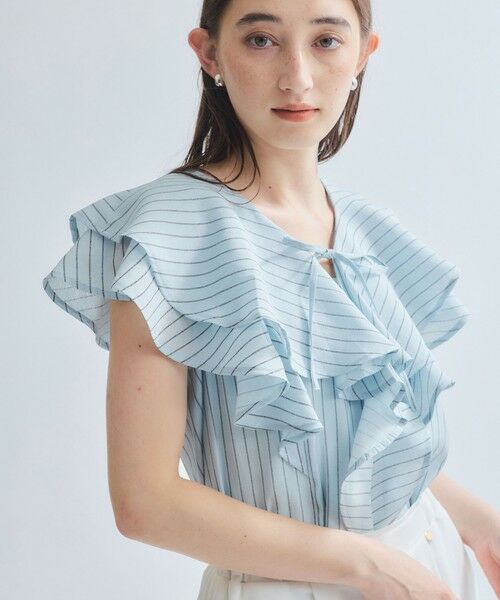 ketty / ケティ シャツ・ブラウス | フリルノースリブラウス≪手洗い可能≫ | 詳細7