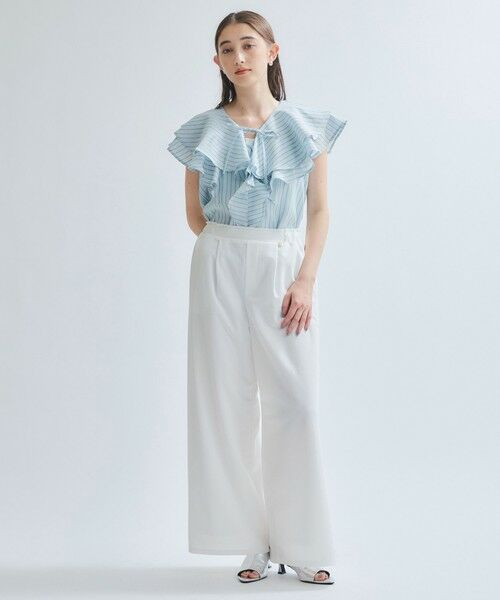 ketty / ケティ シャツ・ブラウス | フリルノースリブラウス≪手洗い可能≫ | 詳細8