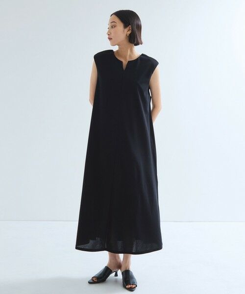 ketty / ケティ ロング・マキシ丈ワンピース | カットジョーゼットダブルフェイスワンピース≪手洗い可能≫ | 詳細3