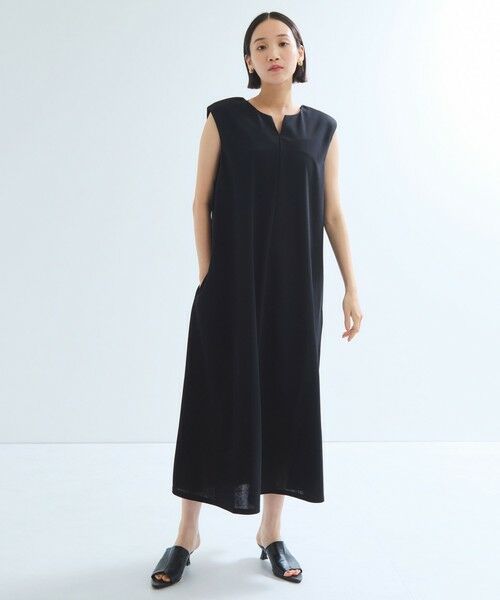 ketty / ケティ ロング・マキシ丈ワンピース | カットジョーゼットダブルフェイスワンピース≪手洗い可能≫ | 詳細1