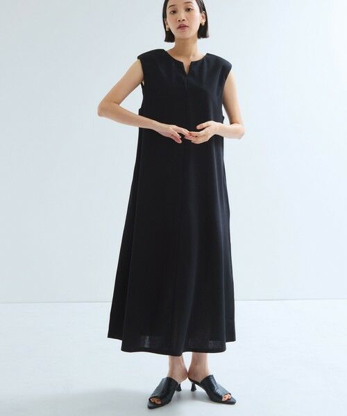 ketty/ケティ カットジョーゼットダブルフェイスワンピース≪手洗い可能≫ ブラック M ketty/ケティ カットジョーゼットダブルフェイスワンピース≪手洗い可能≫ ブラック M