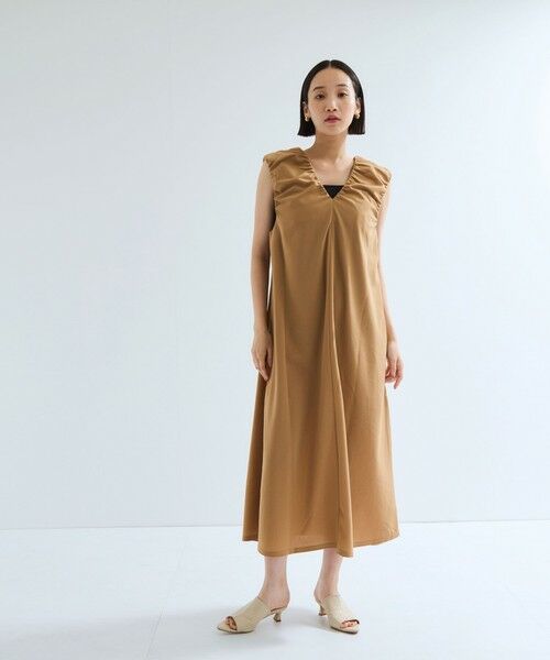 ketty / ケティ ロング・マキシ丈ワンピース | カットジョーゼットダブルフェイスワンピース≪手洗い可能≫ | 詳細11