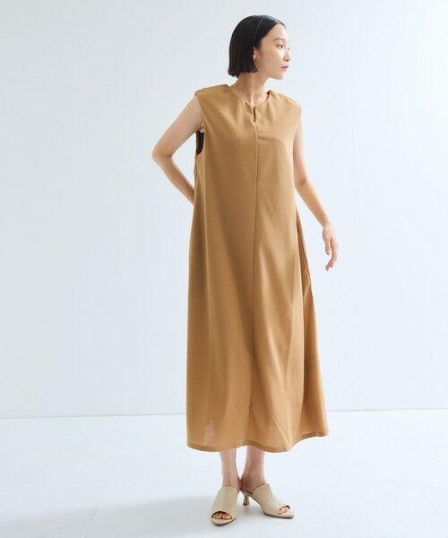 ketty / ケティ ロング・マキシ丈ワンピース | カットジョーゼットダブルフェイスワンピース≪手洗い可能≫ | 詳細12