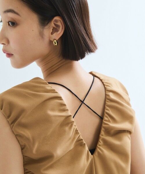 ketty / ケティ ロング・マキシ丈ワンピース | カットジョーゼットダブルフェイスワンピース≪手洗い可能≫ | 詳細15