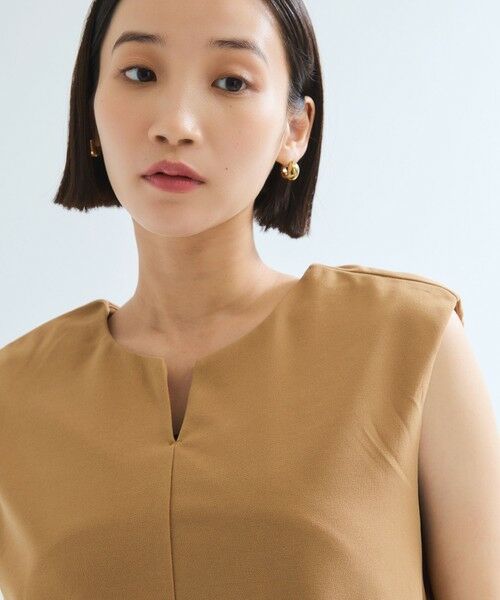 ketty / ケティ ロング・マキシ丈ワンピース | カットジョーゼットダブルフェイスワンピース≪手洗い可能≫ | 詳細16