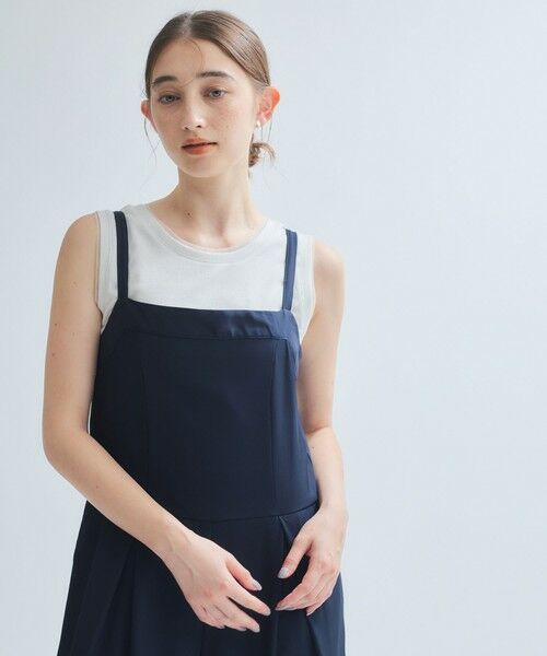 ketty / ケティ ロング・マキシ丈ワンピース | タックフレアコンビネゾン≪手洗い可能≫ | 詳細1