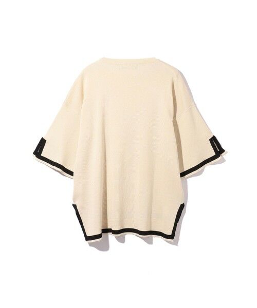 ketty / ケティ ロング・マキシ丈ワンピース | バイカラーヘムニットセットアップ≪手洗い可能≫ | 詳細16