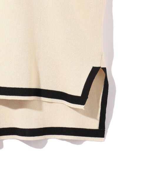 ketty / ケティ ロング・マキシ丈ワンピース | バイカラーヘムニットセットアップ≪手洗い可能≫ | 詳細19