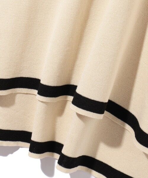 ketty / ケティ ロング・マキシ丈ワンピース | バイカラーヘムニットセットアップ≪手洗い可能≫ | 詳細20