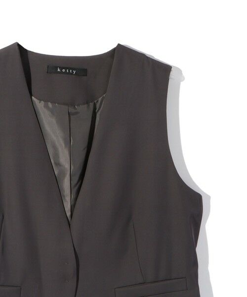 ketty / ケティ ダウンジャケット・ベスト | バックテールショートジレ≪手洗い可能≫ | 詳細14