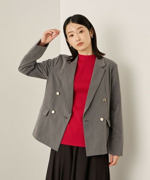 ketty/ケティ サイロスパンツイルテーラードジャケット≪手洗い可能≫ ダークグレー M ketty/ケティ サイロスパンツイルテーラードジャケット≪手洗い可能≫ ダークグレー M