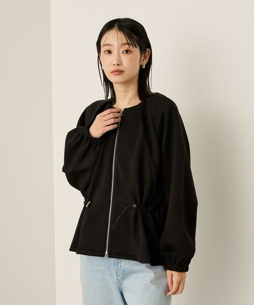 ketty / ケティ テーラードジャケット | ダンボールドローコードブルゾン≪手洗い可能≫ | 詳細3