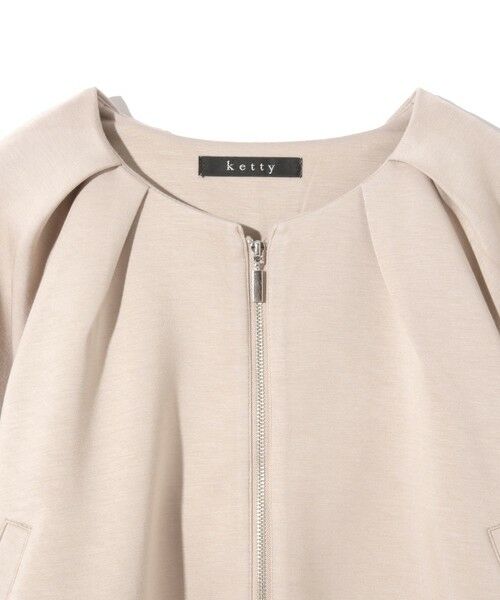 ketty / ケティ テーラードジャケット | ダンボールドローコードブルゾン≪手洗い可能≫ | 詳細13