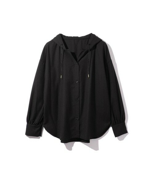 ketty / ケティ シャツ・ブラウス | マイクロサキソニーシャツパーカー≪手洗い可能≫ | 詳細3