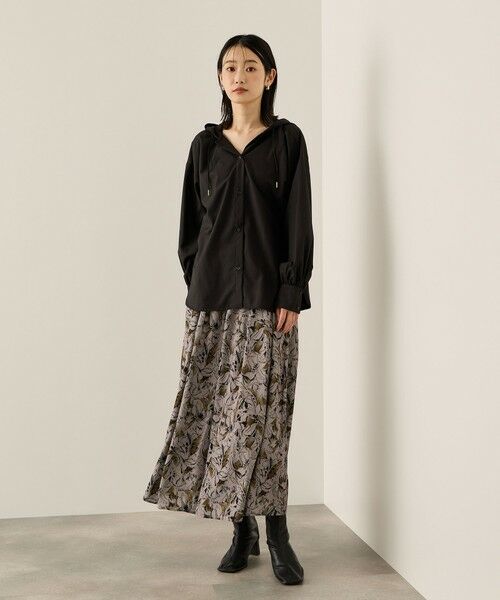 ketty / ケティ シャツ・ブラウス | マイクロサキソニーシャツパーカー≪手洗い可能≫ | 詳細2