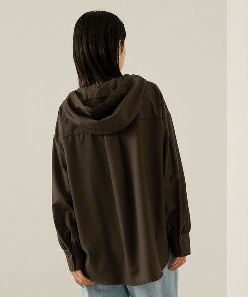 ketty / ケティ シャツ・ブラウス | マイクロサキソニーシャツパーカー≪手洗い可能≫ | 詳細7