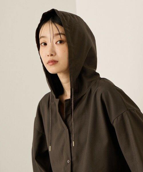 ketty / ケティ シャツ・ブラウス | マイクロサキソニーシャツパーカー≪手洗い可能≫ | 詳細8