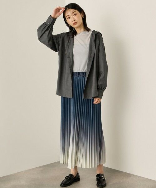 ketty / ケティ シャツ・ブラウス | マイクロサキソニーシャツパーカー≪手洗い可能≫ | 詳細12