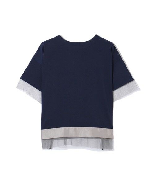 ketty / ケティ カットソー | グログラン*チュールキリカエカットソー≪手洗い可能≫ | 詳細1