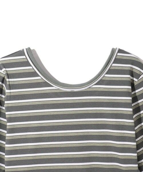 ketty / ケティ カットソー | ランダムリブボーダーハーフスリーブカットソー≪手洗い可能≫ | 詳細17
