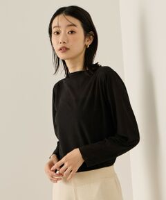 ketty / ケティ カットソー | ボトルネックセミシアーカットソー≪手洗い可能≫