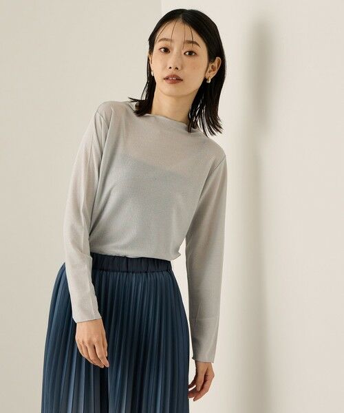 ketty / ケティ カットソー | ボトルネックセミシアーカットソー≪手洗い可能≫ | 詳細4