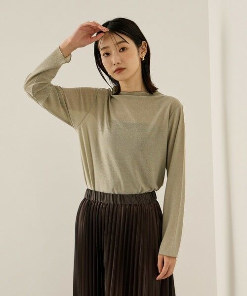 ketty / ケティ カットソー | ボトルネックセミシアーカットソー≪手洗い可能≫ | 詳細7