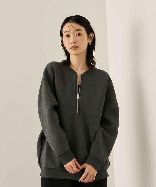 ketty / ケティ カットソー | ソフトダンボールハーフZIPプルオーバー≪手洗い可能≫ | 詳細4