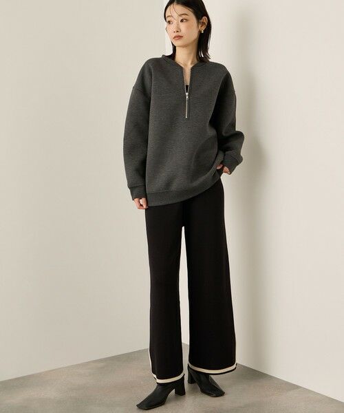 ketty / ケティ カットソー | ソフトダンボールハーフZIPプルオーバー≪手洗い可能≫ | 詳細8