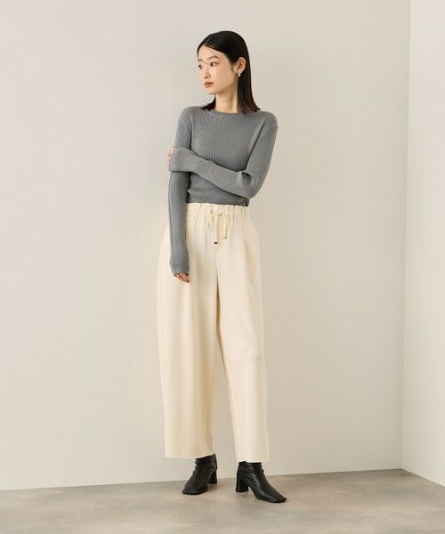 ketty / ケティ その他パンツ | ベロアリボンダンボールセミワイドパンツ≪手洗い可能≫ | 詳細1