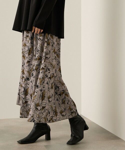 ketty/ケティ アートフラワースカートライクパンツ≪手洗い可能≫ ブラウン系その他 M ketty/ケティ アートフラワースカートライクパンツ≪手洗い可能≫ ブラウン系その他 M