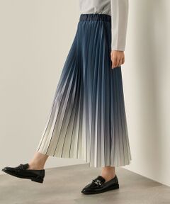 ketty / ケティ ミニ・ひざ丈スカート | グラデーションプリーツスカート≪手洗い可能≫