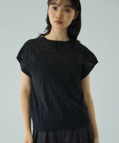 ketty / ケティ ニット・セーター | シアーレオパードジャガードニット≪手洗い可能≫