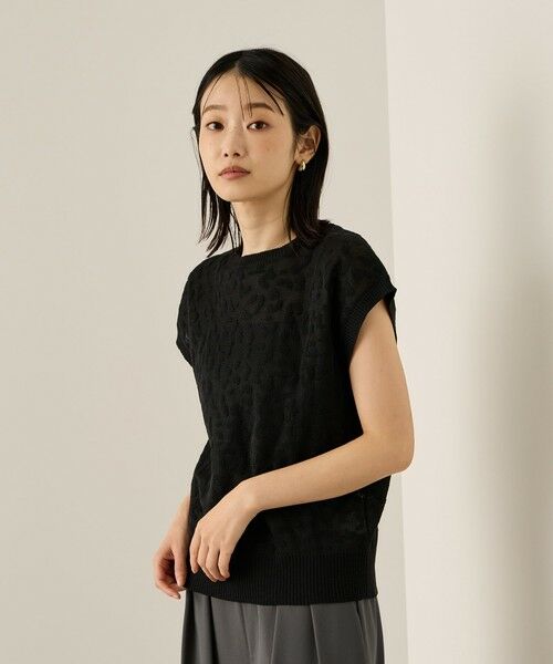 ketty / ケティ ニット・セーター | シアーレオパードジャガードニット≪手洗い可能≫ | 詳細7