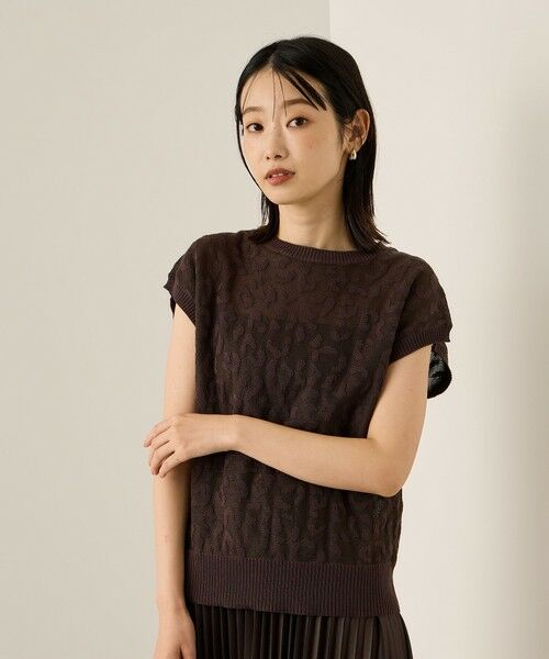 ketty / ケティ ニット・セーター | シアーレオパードジャガードニット≪手洗い可能≫ | 詳細11