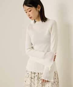 ketty / ケティ ニット・セーター | シアースリーブリブニットプルオーバー≪手洗い可能≫