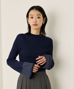ketty / ケティ ニット・セーター | シアースリーブリブニットプルオーバー≪手洗い可能≫