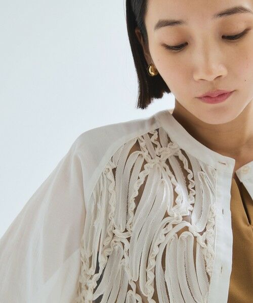 ketty / ケティ カーディガン・ボレロ | エンブロイダリーレースカーディガン≪手洗い可能≫ | 詳細5