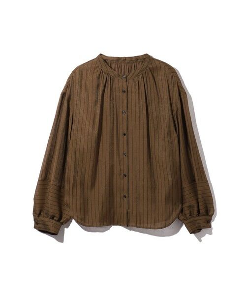 ketty / ケティ シャツ・ブラウス | セミシアーストライプ2WAYボウタイブラウス≪手洗い可能≫ | 詳細16