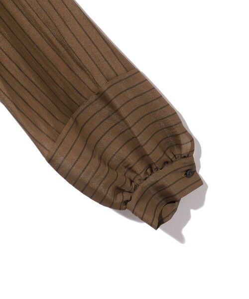 ketty / ケティ シャツ・ブラウス | セミシアーストライプ2WAYボウタイブラウス≪手洗い可能≫ | 詳細18